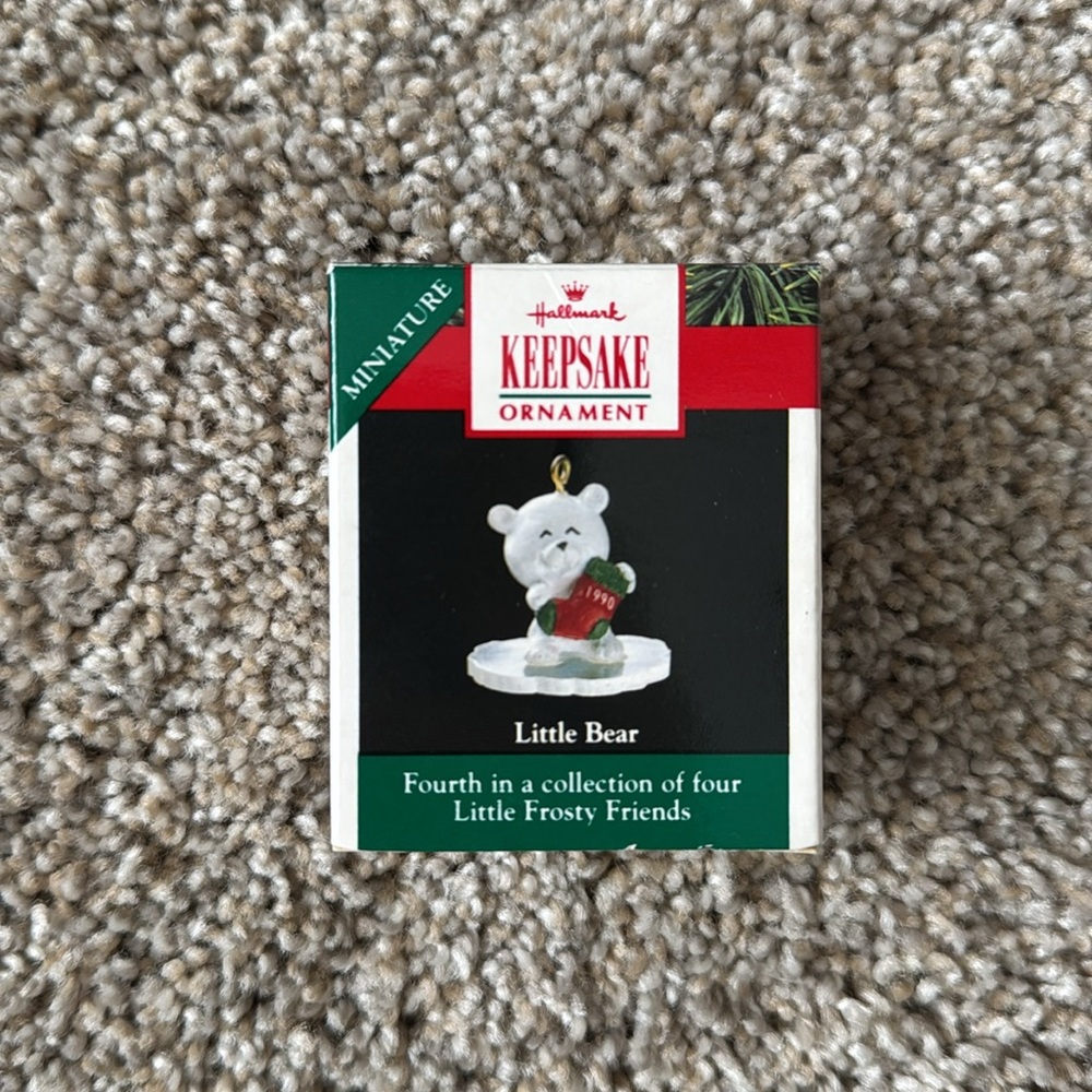 Miniature Hallmark Keepsake Ornament - Little Bear